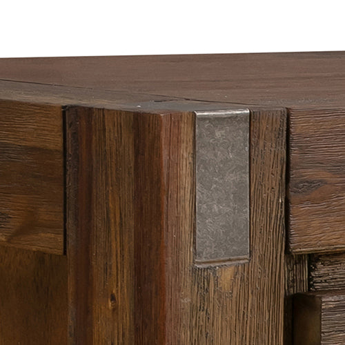 Solid Acacia Wooden Storage Cabinet with Drawers