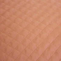 Home Adela Clay Pink Velvet Quilted Coverlet Set Queen/King