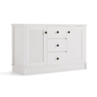 White Coastal Style Sideboard Buffet Unit