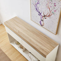 Coastal White Oak Hallway Table