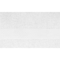4 Piece Cotton Bamboo Towel Set 450GSM - White